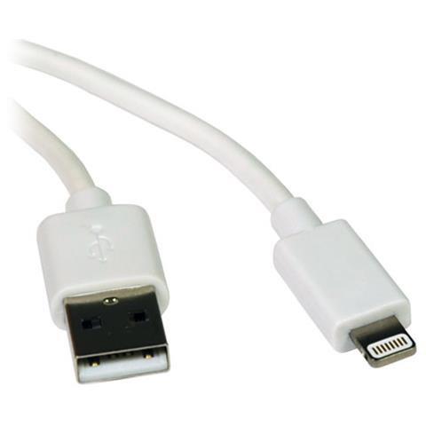 M100-006-WH, USB A, Lightning, Maschio / maschio - Foto 1