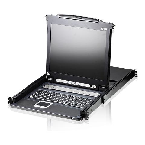 CL1308N, Nero, USB, PS / 2, LCD, USB, PS / 2, 50/60 Hz, 1U - Foto 1