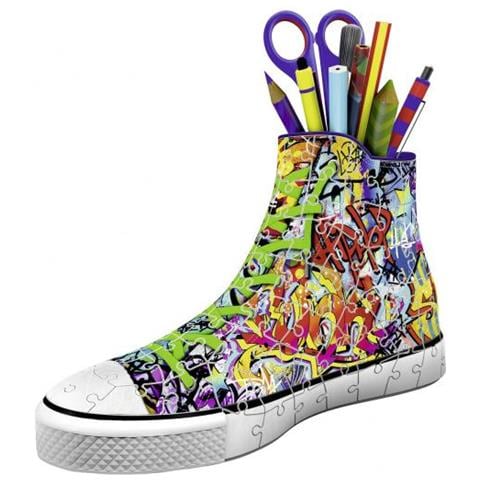 Sneaker Graffiti Print, Arte, Ragazzo / Ragazza, Plastica - Foto 1
