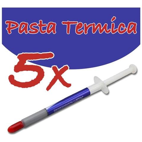5x Siringa Pasta Termica Universale Processore Computer Fisso Portatile Cpu - Foto 1