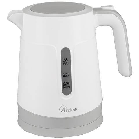 Bollitore Elettrico ARBOL01 Capacità 1 L Potenza 2200 W Colore Bianco - Foto 1