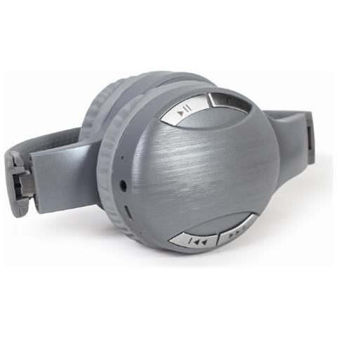 BTHS-01-SV cuffia e auricolare Con cavo e senza cavo A Padiglione Musica e Chiamate Micro-USB Bluetooth Argento - Foto 2