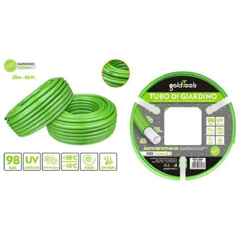 Trade Shop - Tubo Per Giardino Irrigazione In Pvc Verde Pompa Acqua 20 Mt 66ft Ø 6.5mm 57513 - Foto 1
