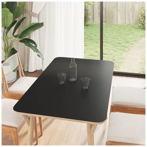 Adesivo Per Mobili Autoadesivo Nero Opaco 90x500 Cm In Pvc - Foto 1