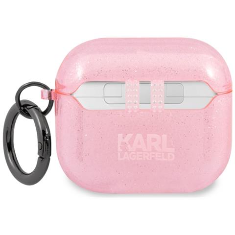 Cover Per Airpods 3 Glitter Chic In Tpu Alta Qualità, Rosa - Foto 2