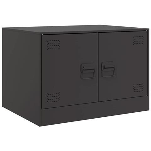 Tavolino da Salotto Nero 67x50x44 cm in Acciaio - Foto 1