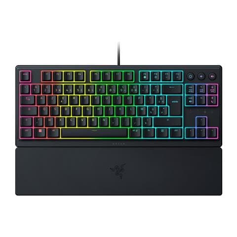 Tastiera Gaming Cablata Ornata V3 Tenkeyless Con Posa-gomiti, Nero - Foto 1