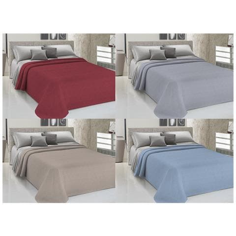 Copriletto Piquet Primavera Estate 100% Cotone Disegno Dublino Bon Bon Singolo Beige - Foto 2