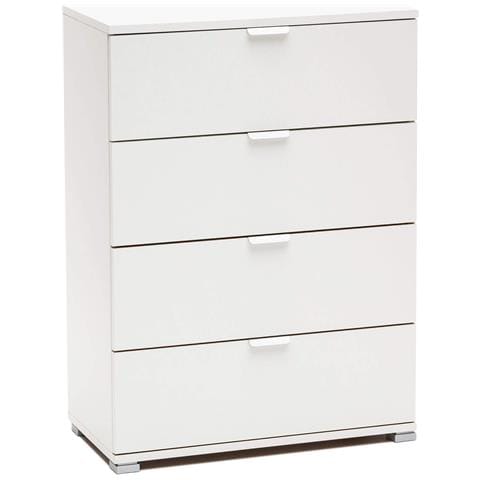 Cassettiera In Legno Nobilitato Con 4 Cassetti In Varie Tinte 60x38xh85 Cm - Foto 1