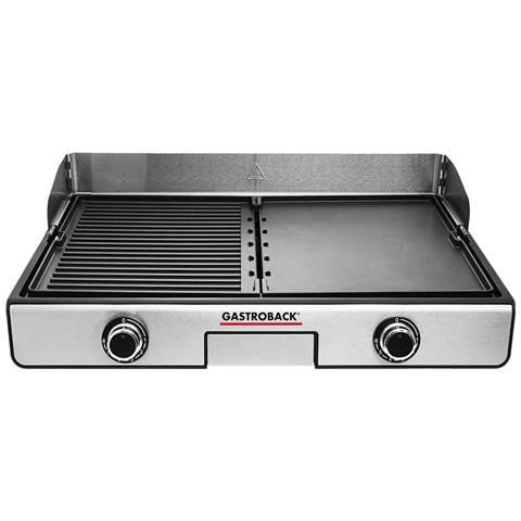 Griglia Elettrica 42524 con Potenza 2000 W Colore Nero Acciaio Inox - Foto 1