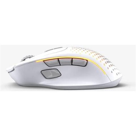 Pc Gaming Race Model I 2 Mouse Giocare Mano Destra Rf Wireless + Bluetooth + Usb Type-c Ottico 26000 Dpi - Foto 2