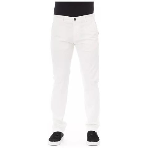 Jeans E Pantaloni In Cotone Bianco - W34 - Foto 1