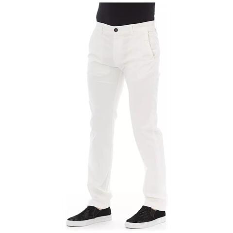 Jeans E Pantaloni In Cotone Bianco - W34 - Foto 2