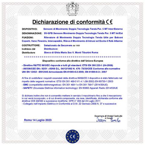 Doppia Tecnologia Tenda 3 Pezzi Infrarosso E Microonda Gatewatch Portata 5 Mt Sensori Movimento Ladri Rampa Scala Cope - Foto 2
