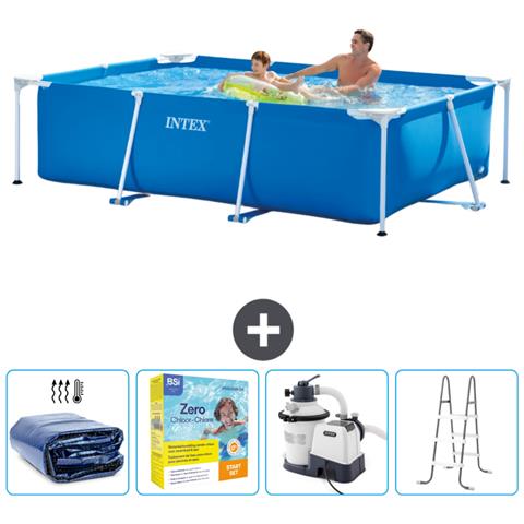 Piscina Fuori Terra - Rettangolo - 260x160x65 Cm - Blu - Include Accessori Coordinati Cb71 - Foto 1