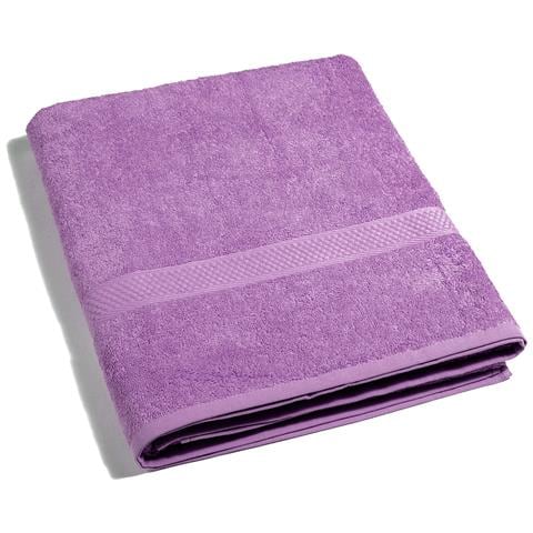 Telo Bagno Spugnissima Minorca In Cotone Colore Viola Misura Standard - Foto 2