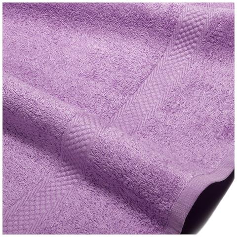 Telo Bagno Spugnissima Minorca In Cotone Colore Viola Misura Standard - Foto 3
