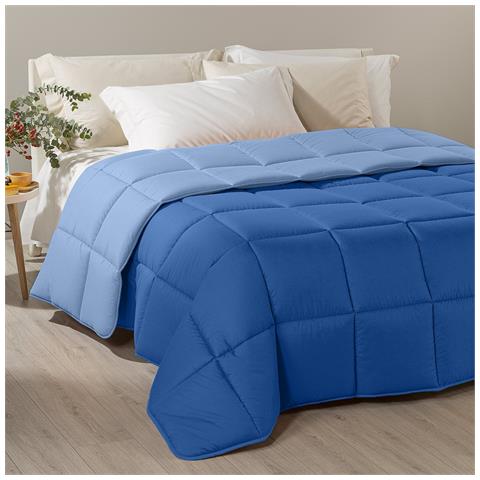 Trapunta Modern Modern In Microfibra Colore Blu Misura Matrimoniale - Foto 1