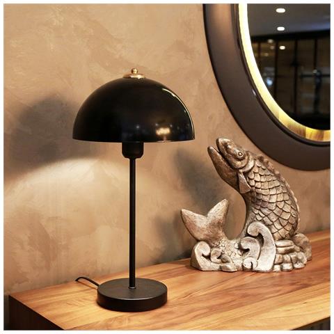 Agatha Lampada Da Tavolo A Fungo Verde 35cm - Foto 1