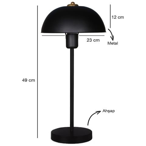 Agatha Lampada Da Tavolo A Fungo Verde 35cm - Foto 2