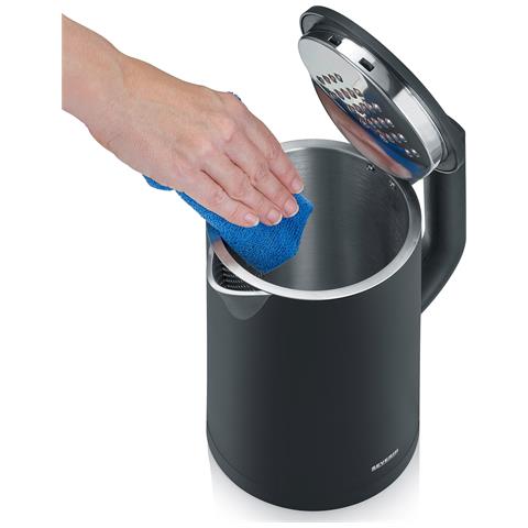 WK 3483 bollitore elettrico 1,7 L 2200 W Nero - Foto 8