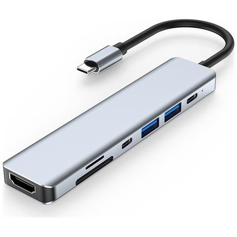Hub Usb-c 7-in-1: Espandi La Tua Connettività Con Facilità - Foto 1