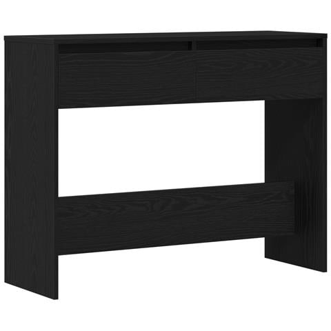 Tavolo Consolle in Rovere Nero - 100x35x76.5 cm - Legno ingegnerizzato - Foto 1