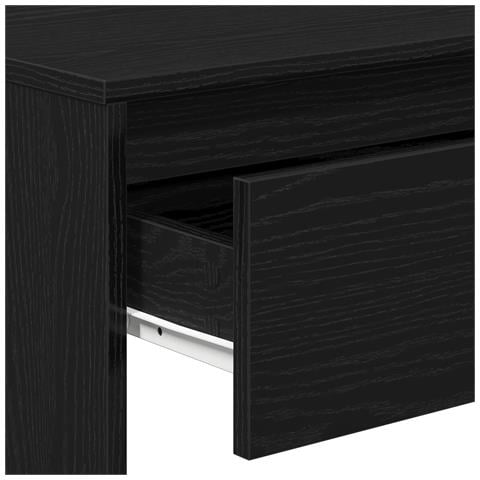 Tavolo Consolle in Rovere Nero - 100x35x76.5 cm - Legno ingegnerizzato - Foto 9
