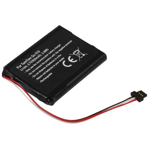Batteria Per Apparecchi Gps Tomtom Go 510 Li-ion 3,7v 920mah 3,4wh - Foto 1