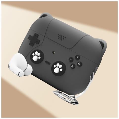 Custodia Protettiva In Silicone Compatibile Con Apple Airpods Pro 3 - Antigraffio, Antiurto Grey - Foto 3