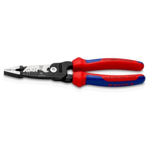 13 72 200 ME pinza spellacavi Nero, Blu, Rosso, Acciaio inox - Foto 1
