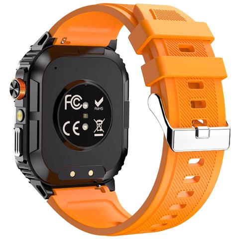Smartwatch Multifunzione Con Monitoraggio Della Salute E Chiamate Bluetooth Orange - Foto 2