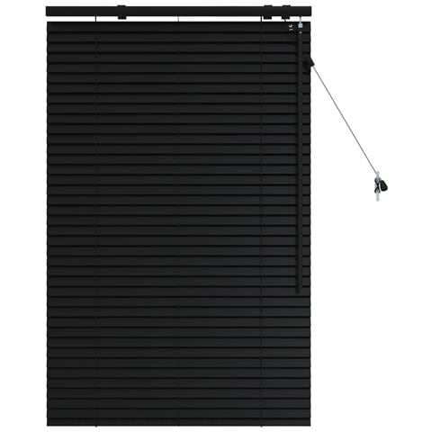 Tenda Veneziana Nero 75 x 130 cm 35 mm - Foto 1