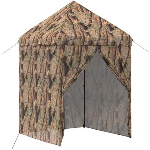Gazebo Pop-up con 4 Pareti 3 x 3 m Mimetico Foresta - Foto 1