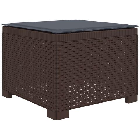 Divano da Giardino a 1 Posto con Cuscino Aspetto Rattan PP - Foto 1