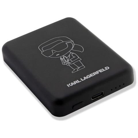 Batteria Esterna Wireless Magsafe Nera 3000mah Karl Lagerfeld - Foto 5