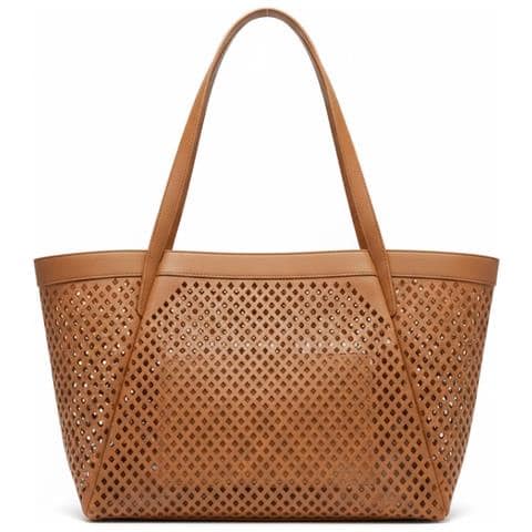 Tote Mocha M - Borsa in Vera Pelle Elegante ed Esclusiva (ITA) - Foto 2
