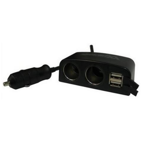 Alimentatore 2x USB da Auto / Casa - Nero - Foto 3