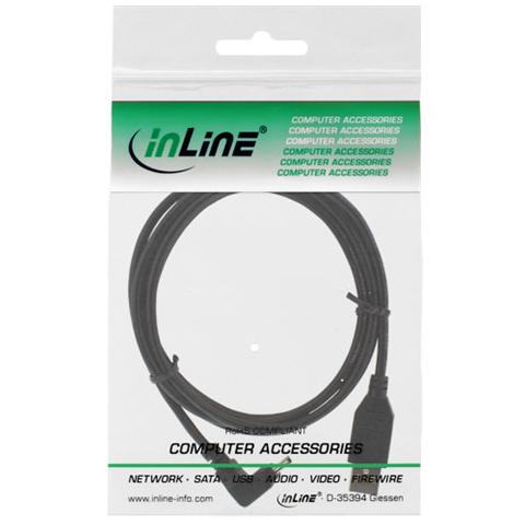 cavo mini usb 2.0 da type a maschio a type mini b maschio (5poli) , angolato a 90 gradi valto, nero, 1m - Foto 2