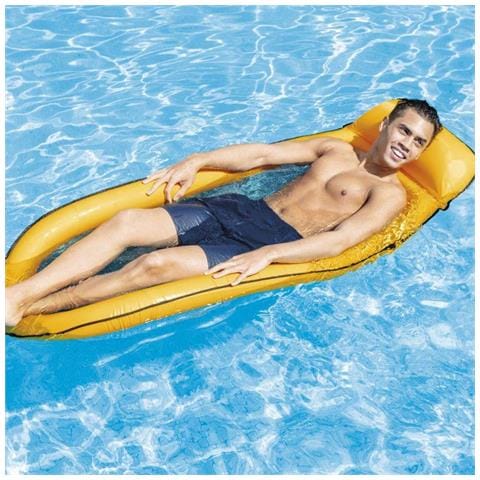 58836EU - Amaca gonfiabile con rete, Colori Assortiti, 178x94 cm - Foto 4