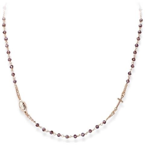 Collana In Argento 925 - Collezione Rosari - Colore Rosè - Misura Unica - Foto 1