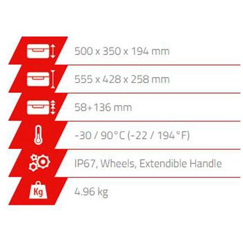 Contenitori Stagni Max Max505str Borse E Zaini 55.5 X 44.5 X 25.8 Cm - Foto 2