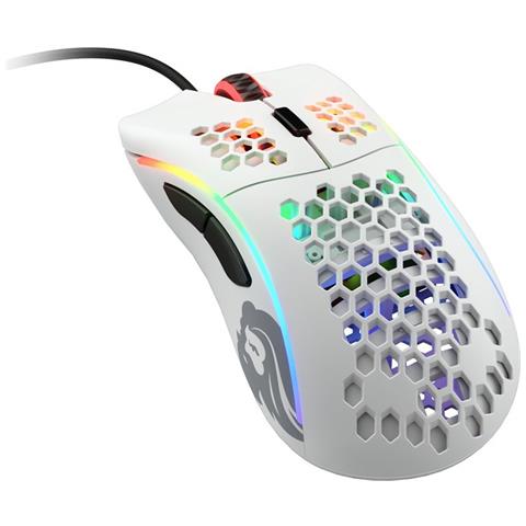 Model D Gaming Mouse - White Matte - Foto 1