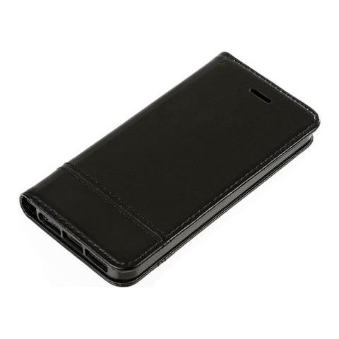 Wallet Folio Case, Cover A Libro - Apple Iphone 5 / 5s / Se - Nero - Foto 1