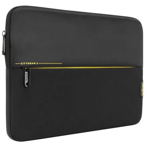 Citygear Borsa Per Notebook 33,8 Cm (13.3"") Custodia A Tasca Nero - Foto 1