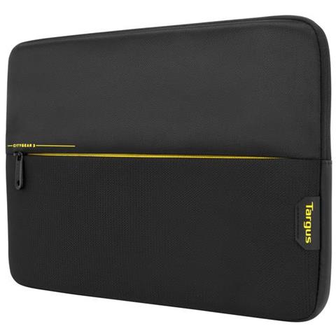 Citygear Borsa Per Notebook 33,8 Cm (13.3"") Custodia A Tasca Nero - Foto 4