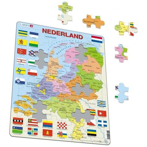 Maxi La-k53-nl - Puzzle Da 3 Pezzi, Puzzle, Mappe, Bambini, Bambino / bambina, Interno - Foto 2