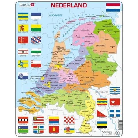 Maxi La-k53-nl - Puzzle Da 3 Pezzi, Puzzle, Mappe, Bambini, Bambino / bambina, Interno - Foto 3