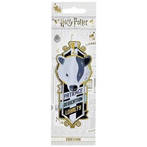 , cancelleria - Bookmark, segnalibro, Harry Potter Casa Hufflepuff, 12x4 cm - Foto 2