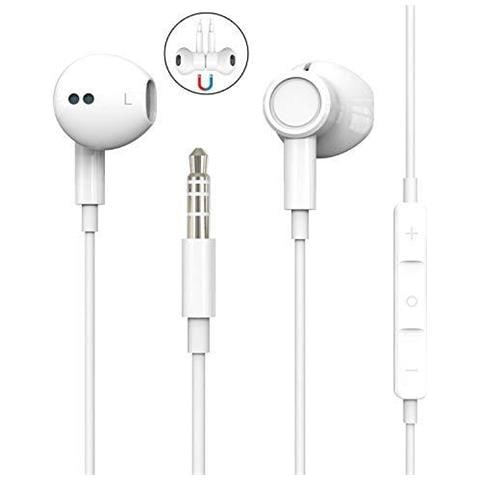 Hi-res Extra Bass Auricolari Con Isolamento Acustico Auricolari In-ear Wired Auricolari Con Microfono Per Iphone Ipod Ipad Mp3 Huawei Samsung Leggero Auricolari Con Controllo Di Volume 3.5mm Jack Cuffie - Foto 1